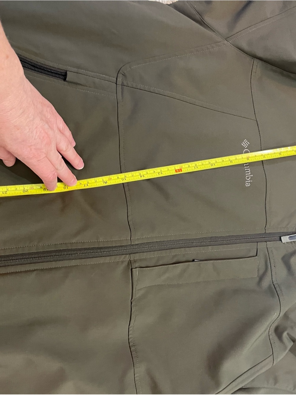 Columbia Men's Olive Green Outdoor Softshell Jacket size XL - Picture 6 of 15